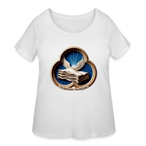 Easter The Cloth Remains T Shirt, Empty Tomb Gift - Women's Curvy T-Shirt