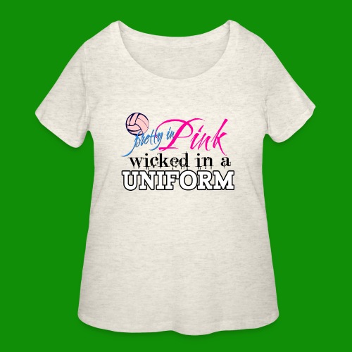 Wicked in Uniform Volleyball - Women's Curvy T-Shirt