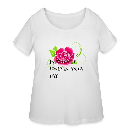 I will love you forever - Women's Curvy T-Shirt