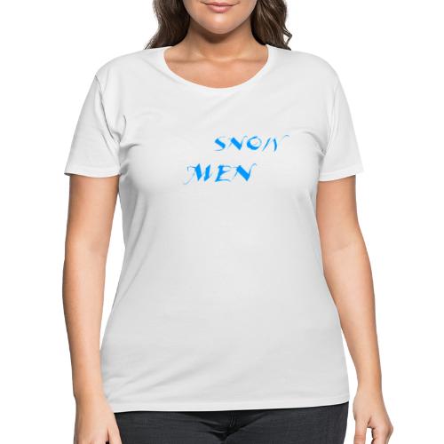 Snow & Men - The More Inches the Better - Women's Curvy T-Shirt