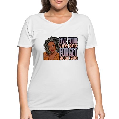 Classy Lady Self Respect Quotes - Women's Curvy T-Shirt