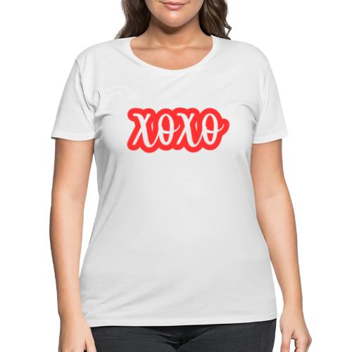 xoxo - Women's Curvy T-Shirt