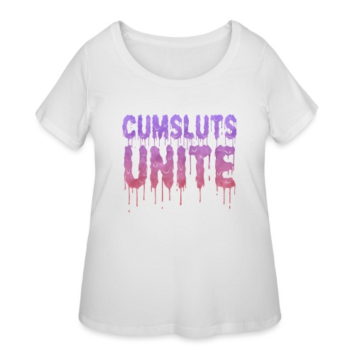Cumsluts Unite - Women's Curvy T-Shirt