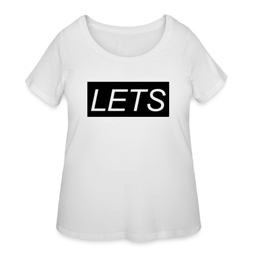 LETS_LOGO - Women's Curvy T-Shirt