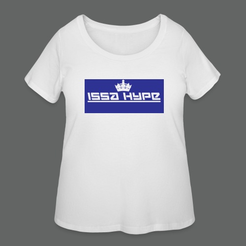 issahype_blue - Women's Curvy T-Shirt
