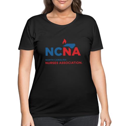 NCNA Logo color lg - Women's Curvy T-Shirt