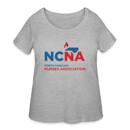 NCNA Logo color lg - Women's Curvy T-Shirt