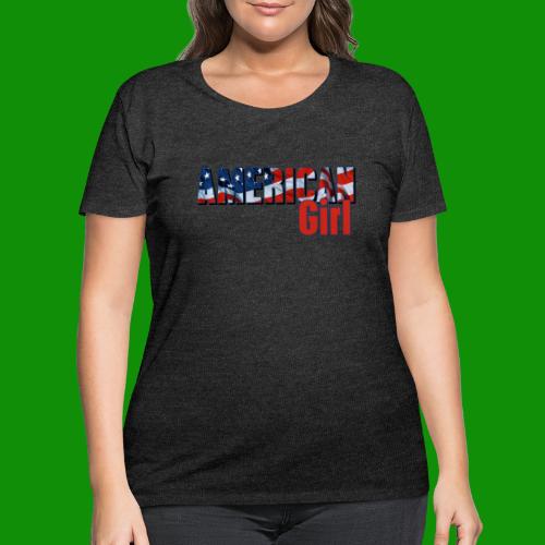 AMERICAN GIRL - Women's Curvy T-Shirt