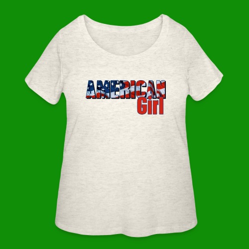 AMERICAN GIRL - Women's Curvy T-Shirt