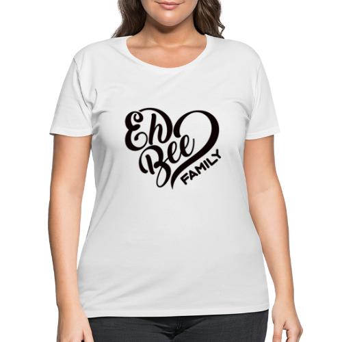 EhBeeBlackLRG - Women's Curvy T-Shirt