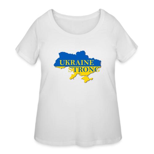 Ukraine Strong - Women's Curvy T-Shirt