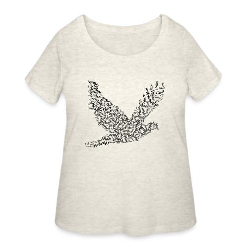 DOVE Peace in FLIGHT - Women's Curvy T-Shirt