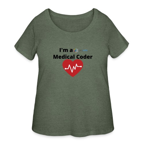 I'm a Coding Clarified Medical Coder <3 - Women's Curvy T-Shirt