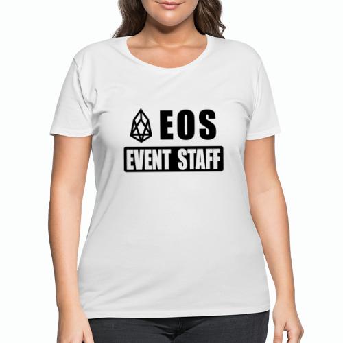 EOS STAFF FOR WHITE T-SHIRT - Women's Curvy T-Shirt