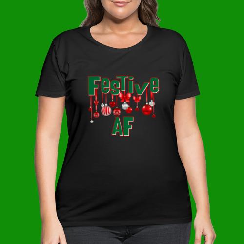 Festive AF - Women's Curvy T-Shirt