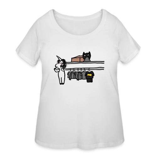 Phonecall unicorn - Women's Curvy T-Shirt