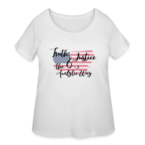 Truth, Justice & the Analytic Way - Women's Curvy T-Shirt