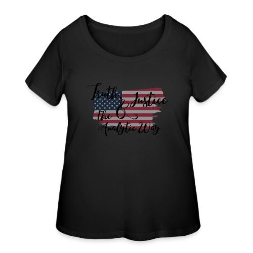 Truth, Justice & the Analytic Way - Women's Curvy T-Shirt