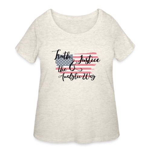 Truth, Justice & the Analytic Way - Women's Curvy T-Shirt