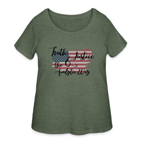 Truth, Justice & the Analytic Way - Women's Curvy T-Shirt