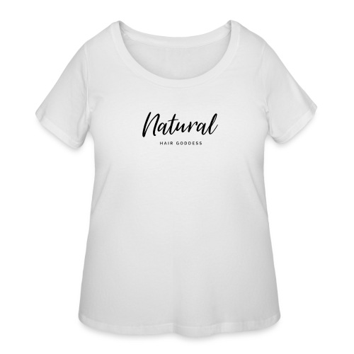 Natural Hair Goddess - Women's Curvy T-Shirt
