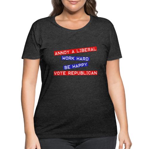 ANNOY A LIBERAL - Women's Curvy T-Shirt