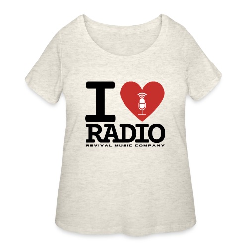 I Love Radio - Women's Curvy T-Shirt
