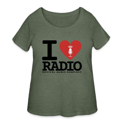 I Love Radio - Women's Curvy T-Shirt