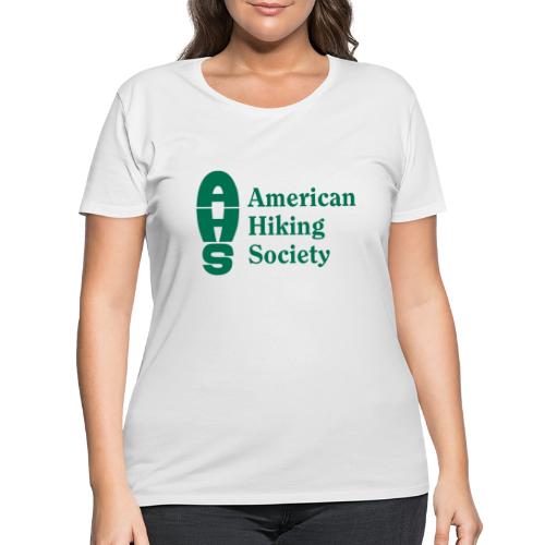 AHS logo green - Women's Curvy T-Shirt