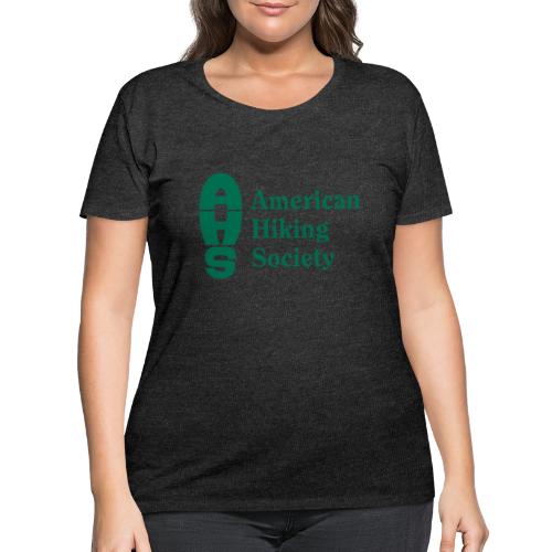 AHS logo green - Women's Curvy T-Shirt