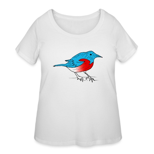 Birdie - Women's Curvy T-Shirt