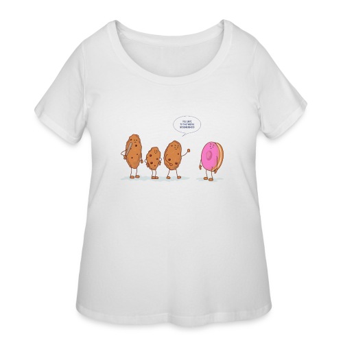 cookies - Women's Curvy T-Shirt