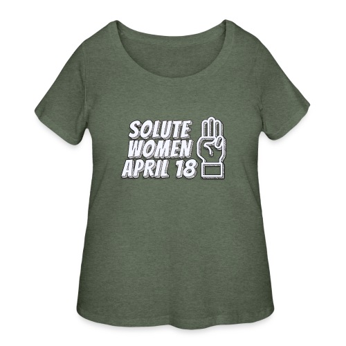 Solute Women April 18 - Women's Curvy T-Shirt