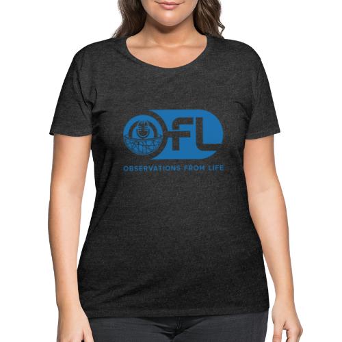 Observations from Life Logo - Women's Curvy T-Shirt