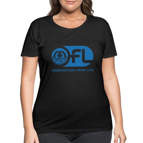 Observations from Life Logo - Women's Curvy T-Shirt