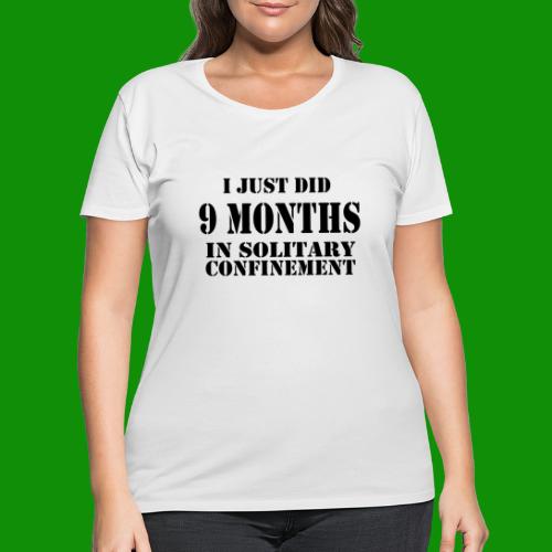 9 Months in Solitary Confinement - Women's Curvy T-Shirt
