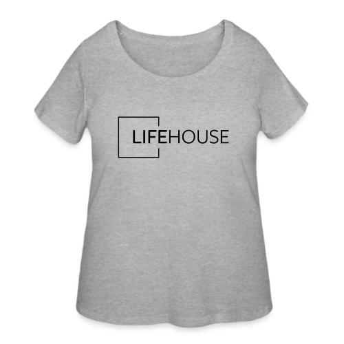 LH Logo Black - Women's Curvy T-Shirt