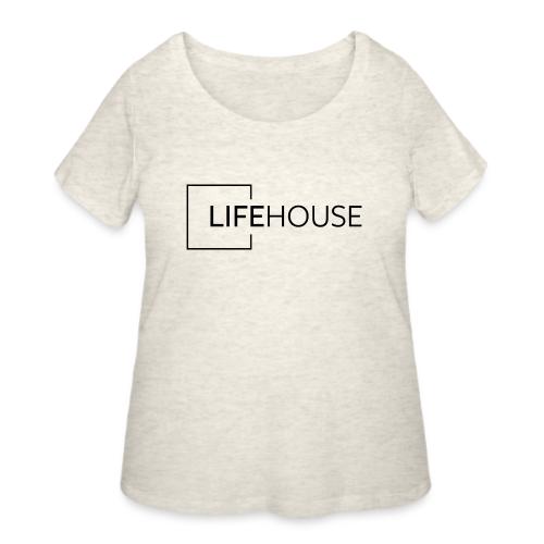 LH Logo Black - Women's Curvy T-Shirt