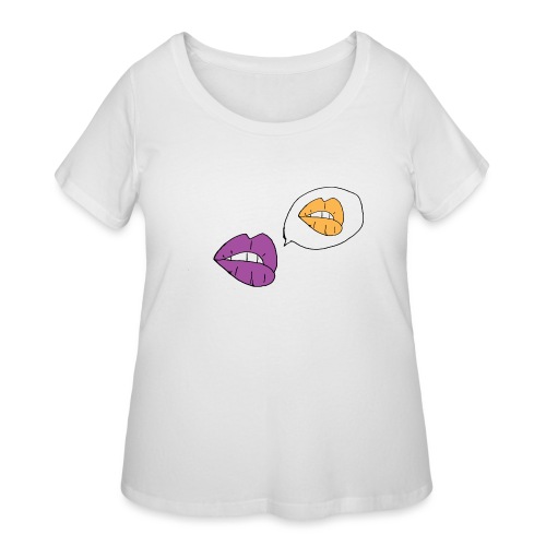 Lips - Women's Curvy T-Shirt