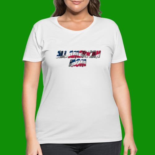 ALL AMERICAN MOM - Women's Curvy T-Shirt