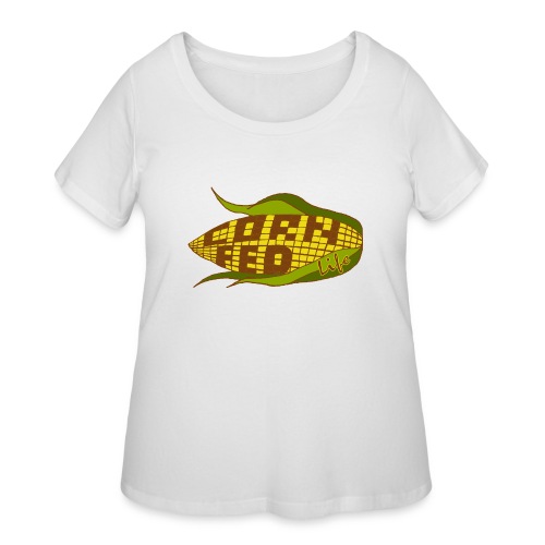 Corn Fed Logo - Women's Curvy T-Shirt