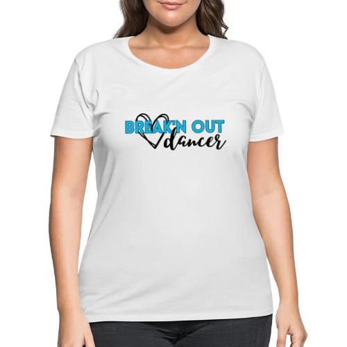 dancer logo - Women's Curvy T-Shirt