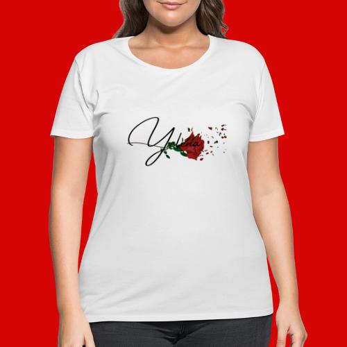 Yelena Logo 1 - Women's Curvy T-Shirt