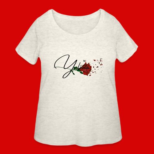 Yelena Logo 1 - Women's Curvy T-Shirt