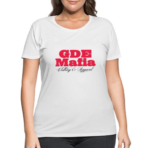 GDE Mafia logo RED - GDE Mafia - Women's Curvy T-Shirt