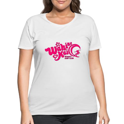 Wahine Kai Logo pink - Women's Curvy T-Shirt