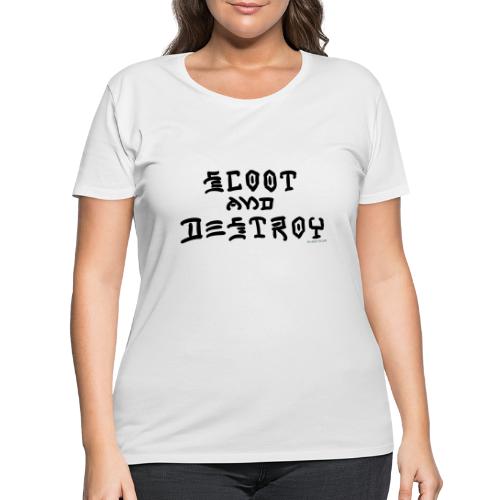 Scoot and Destroy - Women's Curvy T-Shirt