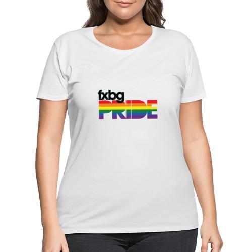 FXBG PRIDE LOGO - Women's Curvy T-Shirt