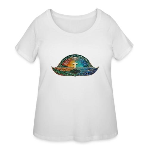 Easter Cast the Net Again T Shirt, abundance Gift - Women's Curvy T-Shirt