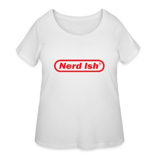 Nintendo nerd - Women's Curvy T-Shirt